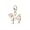 Rembrandt Charms Pug Charm with Lobster Clasp, 10K Yellow Gold