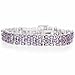 Sterling Silver 21.85 Carat Genuine Amethyst Tennis Bracelet