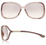 TOM FORD RAQUEL TF76 U47 ROSE LACKSPRAY FRAME ROSE GRADIENT LENS SUNGLASSES.