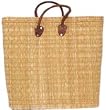 Moroccan Straw Summer Beach / Shopper / Tote Bag 20"x18"x7"