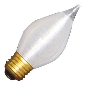 Bulbrite 25C15S Spunlite Chandelier 25W Satin, Medium Base