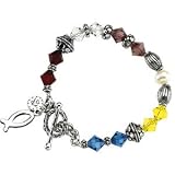 Inspirational Blessings Sterling Silver Good News Bracelet
