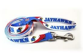 New! Authentic Kansas Jayhawks Dog Leash