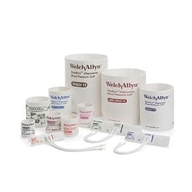 Disposable Vinyl Blood Pressure Cuffs, Two-tube Screw Type Connectors (20/case) - Adult size 11