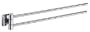 House Swing Arm Towel Rail in Polished Chrome Finish