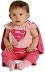  : Supergirl Newborn 0-9 Months Costume Bib and Cape