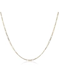 10k Yellow Gold 1.2mm Figaro Chain Necklace