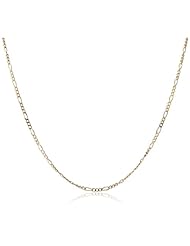 10k Yellow Gold 1.2mm Figaro Chain Necklace