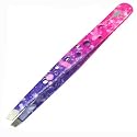Roo Funky Precision Slant Tweezers - Ergonomic Two Tone
