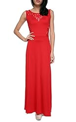 Floral Print Sleeveless Polyamide/Spandex Lace Vintage Maxi Dress 