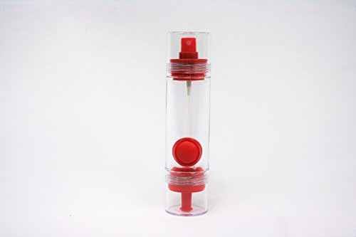 Multi-Use 2 in 1 Sauce, Oil, Vinegar Spritzer/Sprayer and Dispenser/Cruet Perfect for spraying Vinegar or drizzling oil (Red)