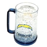 NFL San Diego Chargers 16 oz Crystal Freezer Mug