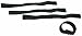 Gibraltar SC-VCW Microphone Velcro Cord Wrap 4/Pack