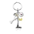 Old English Sheepdog - I Love My Dog Keychain