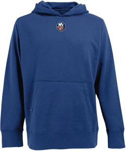 NHL New York Islanders Impact Desert Dry Short Sleeve Hoodie, Dark Royal, XX-Large On Sale
