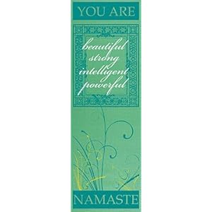 Namaste Printed Yoga Mat - YOGAaccessories (TM) Designer Series
