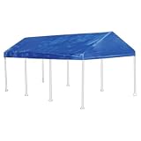 ShelterLogic 10x20 8-Leg Polyester Canopy 1-3 8 Frame by 