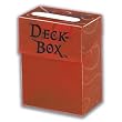 RED - Ultra PRO Confetti Gaming Deck Box - Red - Includes 50 Pack of Standard Size Spectrum Red Deck Protectors and Sleeves