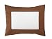 serena & lily asher chocolate color frame sham