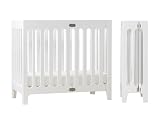 Bloom Baby – Alma Urban Folding Cot Crib in Coconut White