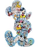 Disney Mickey Mouse 500 Piece SHAPED PUZZLE