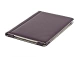 M-Edge GO! Genuine Leather Kindle DX Jacket (Fits 9.7" Display, Latest Generation Kindle DX), Pebbled Purple
