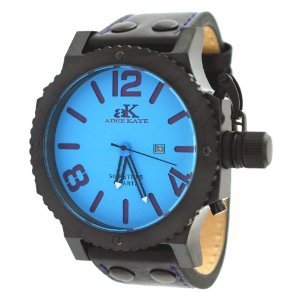 Adee Kaye AK7211-MIPB Blue Dial Men's Oversized Quartz