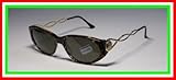 AUTHENTIC YVES SAINT LAURENT YSL 6555 STYLISH TORTOISE/HAVANA FRAME WOVEN GOLD ARMS BROWN LENS CLASSIC SUNGLASSES (made in Italy) - womens/ladies