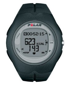 Polar F6 Men's Heart Rate Monitor Watch (Black Coal)