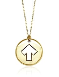 Alex Woo Open Arrow 14kt Yellow Gold Pendant Necklace