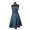 SandriLine Kurzes Taft Abendkleid Cocktailkleid S121 Damen Vers. Farben Gr. 34 - 42
