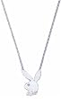 Clear Bunny 18 inch Necklace
