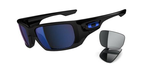 Oakley mens Style Switch OO9216-02 Polarized Sport Sunglasses,Polished Black,55 mm On Sale