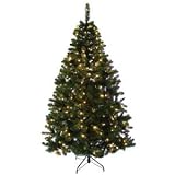 7FT ELLIOT PRELIT TREE WITH 300 LED LIGHTS