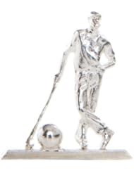 Classical Silver Brooch - Golf Player Snapshot