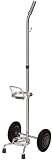 Drive Dual Oxygen Cart Adjustable Handle Height with Silver Vein Finish QTY: 1