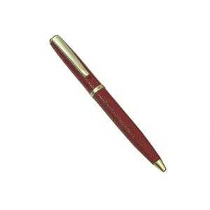 Genuine Italian Goatskin Ballpoint Pen, Mocha