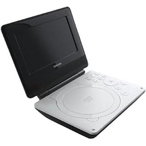 Toshiba SDP74S 7-Inch Portable White DVD Player (White)