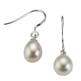 Zeeme Perles - 380230001 - Boucles d'Oreilles Femme - Perles - Argent 925/1000 - Blanc