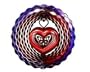 Next Innovations Medium Blue Red InnerEy Butterfly Spinner