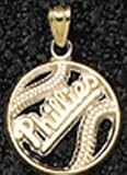 Philadelphia Solid 14K Gold Phillies Pierced Baseball Pendant