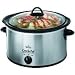 Rival 3040BC Slow Cooker 4 Quart, Black and Chrome