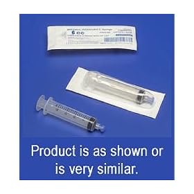 MONOJECT SoftPack 6 cc Syringe without Needle - Luer-Lock Tip