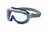 Uvex S3400X Flex Seal Safety Goggles, Navy Body, Clear Uvextreme Anti-Fog Lens, Neoprene Headband