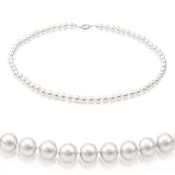 Genuine Swarovski Crystal Pearl Necklace- White (6mm)