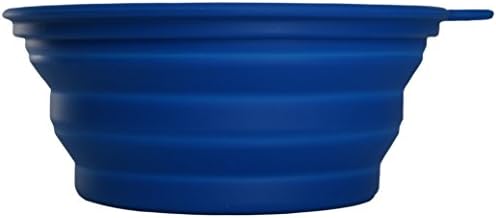 Collapsible Bowl, Camping, Hiking, Travel, Pets, Lightweight and Compact, BPA Free, 100% Food-Grade Silicone, 2 Bowls, 2 Carabiners, Small