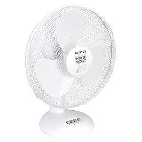 Desk Fan 3-Speed 16" Push-Button 230V