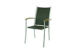Produkt-Bild: MWH - Royal Garden 30020103190 Cosmo Sessel champagner, Kunststoffgeflecht mocca, Teakarmlehnen