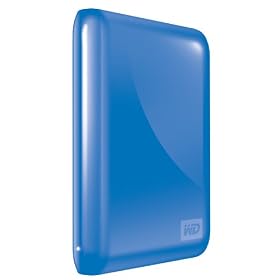 Western Digital My Passport Essential 500 GB USB 3.0/2.0 Portable External Hard Drive (Pacific Blue): Electronics