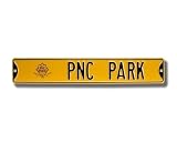 PITTSBURGH PIRATES "PNC PARK" w/logo Authentic METAL STREET SIGN (6" X 36")